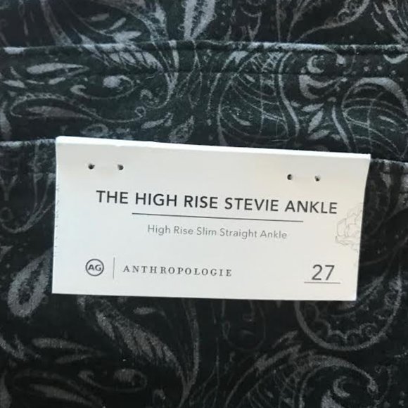 AG The Stevie Velvet High-Rise Skinny Jeans - Picture 6 of 6